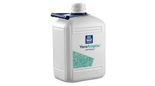 YaraAmplix OPTINUE product packaging 